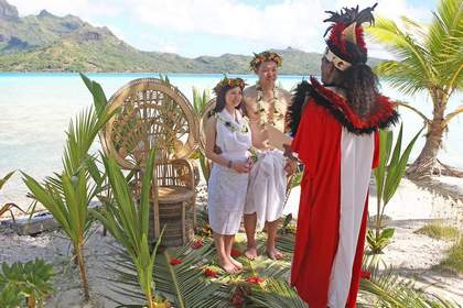 bora bora wedding polynesian ceremony photography